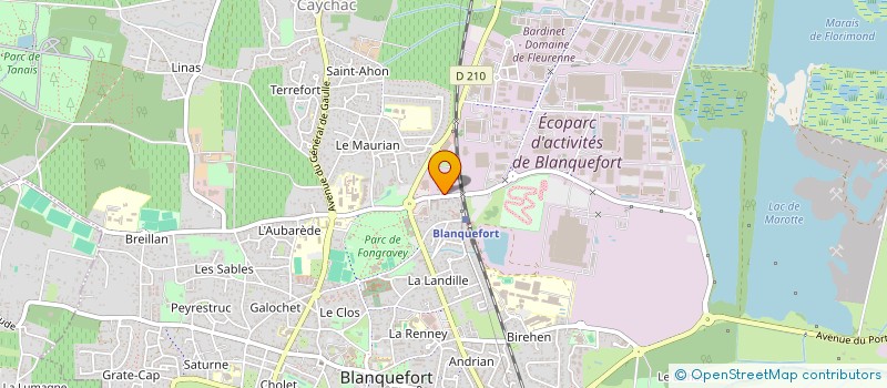 localisation de l'entreprise THENAIS SAINT HILAIRE DE LOULAY à BLANQUEFORT