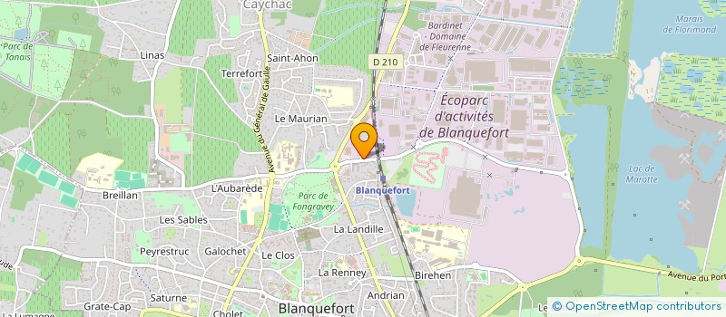 localisation de l'entreprise THENAIS VAULX EN VELIN à BLANQUEFORT