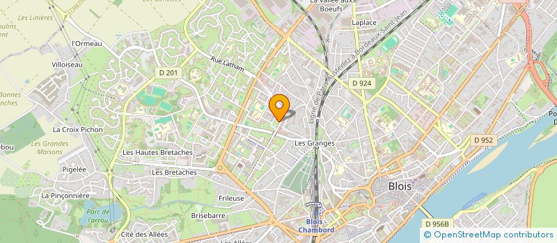 localisation de l'entreprise THENAISY ET OECHSNER  BLOIS