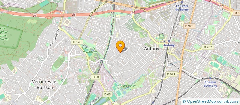 localisation de l'entreprise THENE CONSULTING à ANTONY
