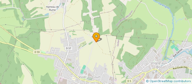 localisation de l'entreprise THENES  VIVIER-AU-COURT