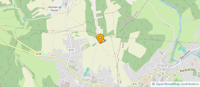 localisation de l'entreprise THENES RACING  VIVIER-AU-COURT