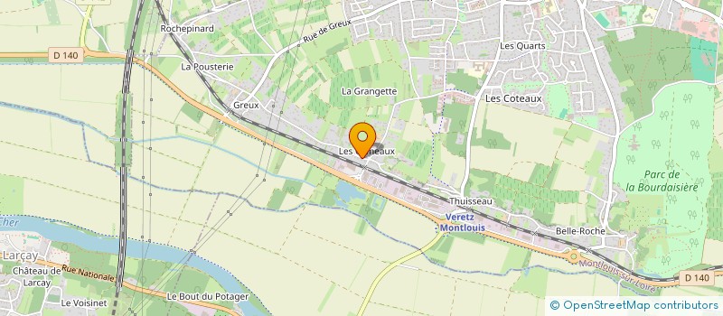 localisation de l'entreprise THENESSY à MONTLOUIS-SUR-LOIRE