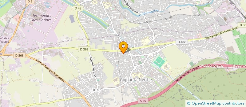 localisation de l'entreprise THENIS à GIGNAC-LA-NERTHE