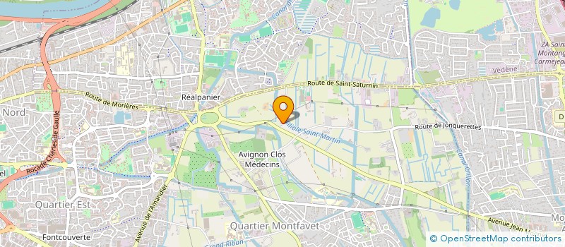 localisation de l'entreprise THENISAD  AVIGNON