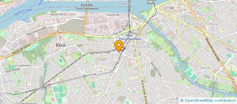 localisation de l'entreprise THENOA  REZE