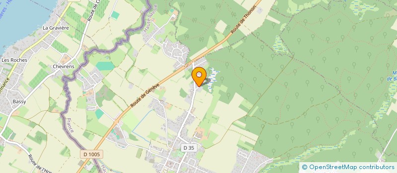 localisation de l'entreprise THENOLA  DOUVAINE