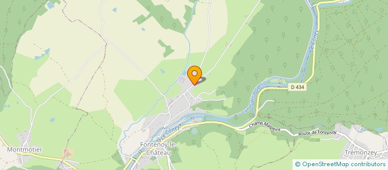 localisation de l'entreprise THENOT SARL à FONTENOY-LE-CHATEAU