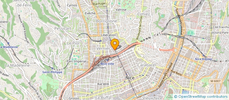 localisation de l'entreprise THEO à NICE