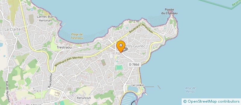 localisation de l'entreprise THEO  PERROS-GUIREC