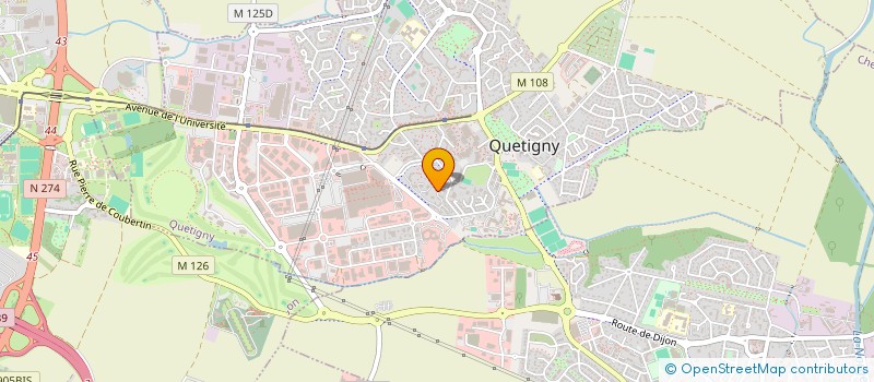 localisation de l'entreprise THEO à QUETIGNY