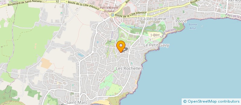 localisation de l'entreprise THEO à SAINT-NAZAIRE