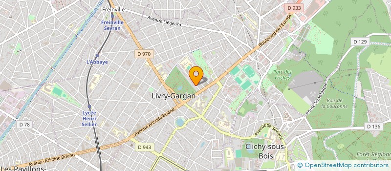 localisation de l'entreprise THEO à LIVRY-GARGAN