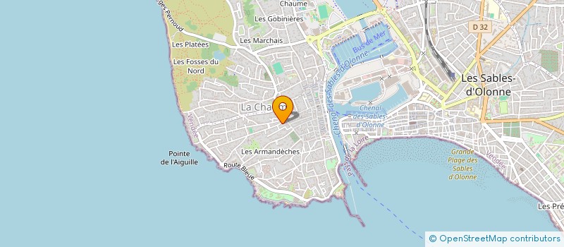 localisation de l'entreprise THEO à LES SABLES D'OLONNE