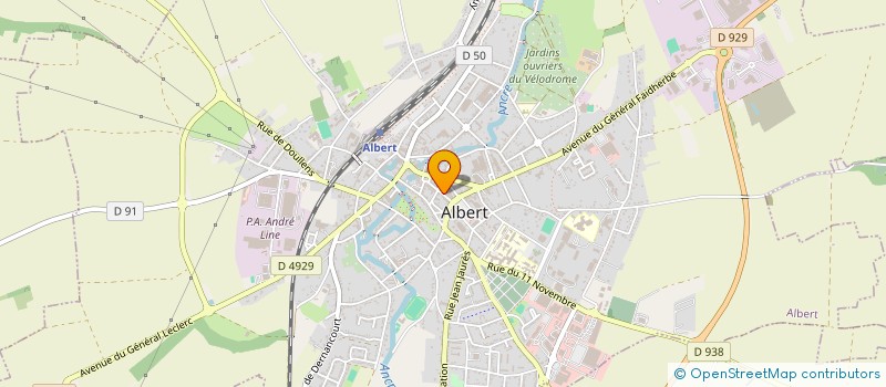 localisation de l'entreprise THEO  ALBERT