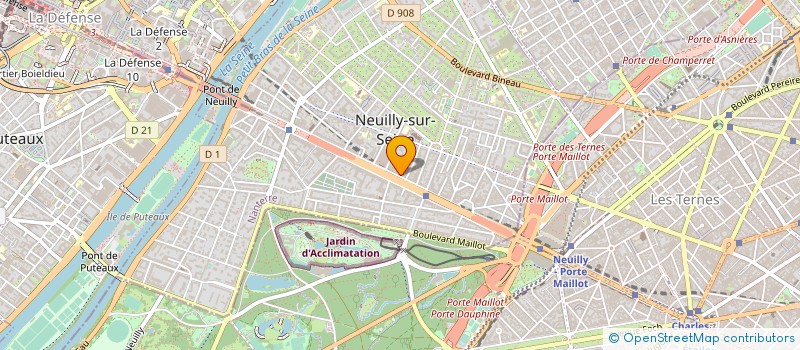 localisation de l'entreprise THEO à NEUILLY-SUR-SEINE