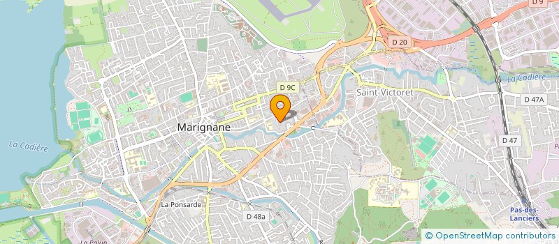 localisation de l'entreprise THEO  MARIGNANE