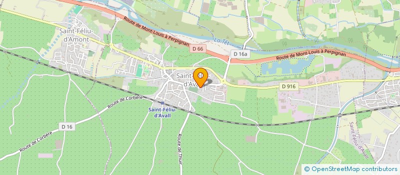 localisation de l'entreprise THEO BENDER SC  SAINT-FELIU-D'AVALL