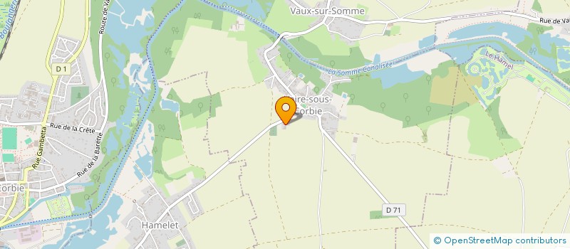 localisation de l'entreprise THEO-CANDICE  VAIRE-SOUS-CORBIE