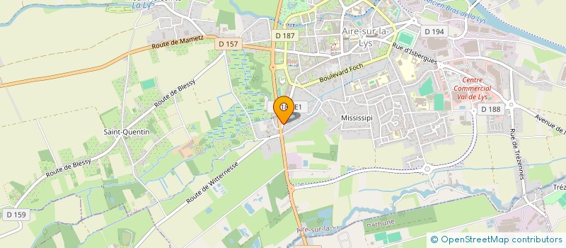 localisation de l'entreprise THEO & CO  AIRE-SUR-LA-LYS