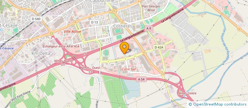 localisation de l'entreprise THEO DIFFUSION  NIMES