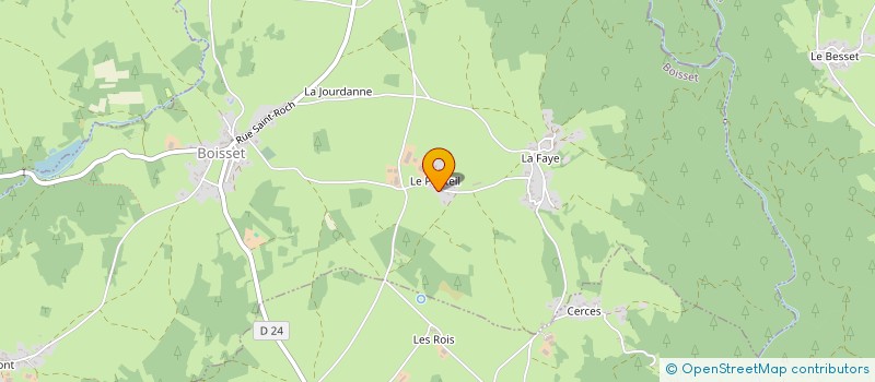 localisation de l'entreprise THEO ELECTRICITE  BOISSET