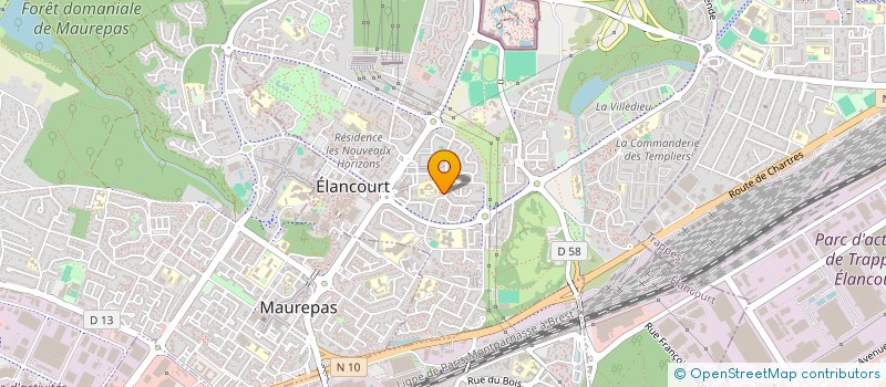 localisation de l'entreprise THEO ENTREPRISES  ELANCOURT