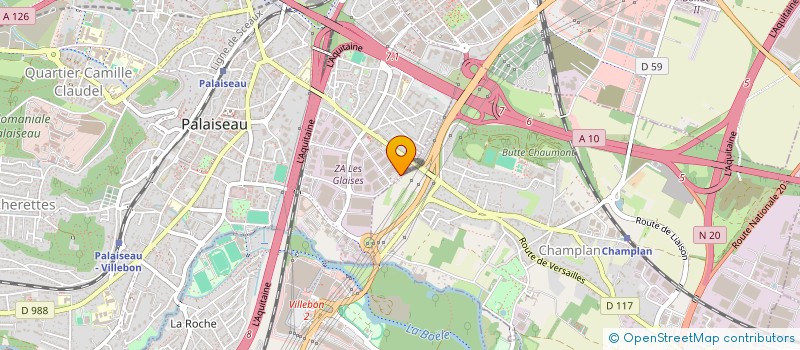 localisation de l'entreprise THEO FRANCESIAZ CONSULTING  PALAISEAU