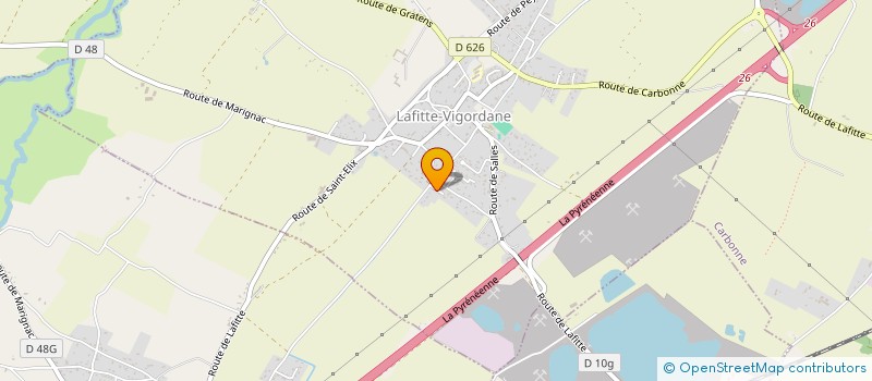 localisation de l'entreprise THEO INVEST 31  LAFITTE-VIGORDANE