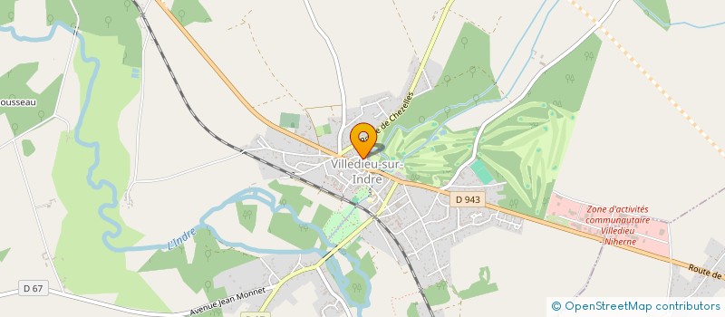 localisation de l'entreprise THEO - INVEST à VILLEDIEU-SUR-INDRE
