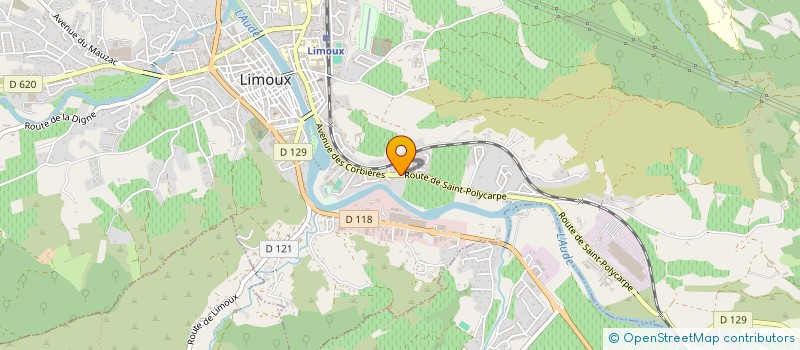 localisation de l'entreprise THEO LEA  LIMOUX