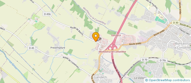 localisation de l'entreprise THEO MEDICAL SERVICE  GARIDECH