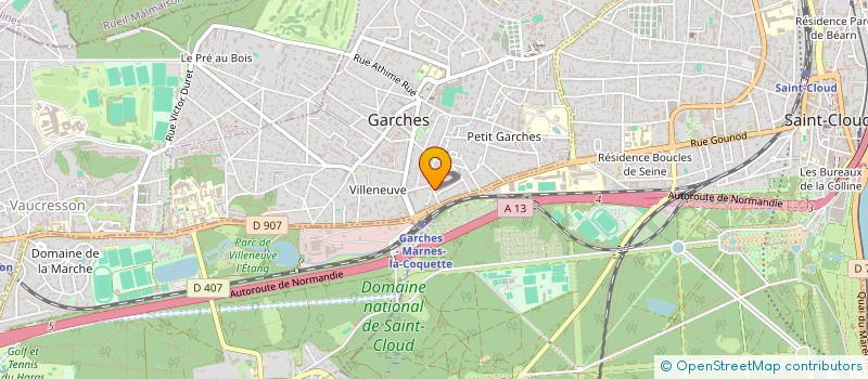 localisation de l'entreprise THEO NORMANDIE à GARCHES