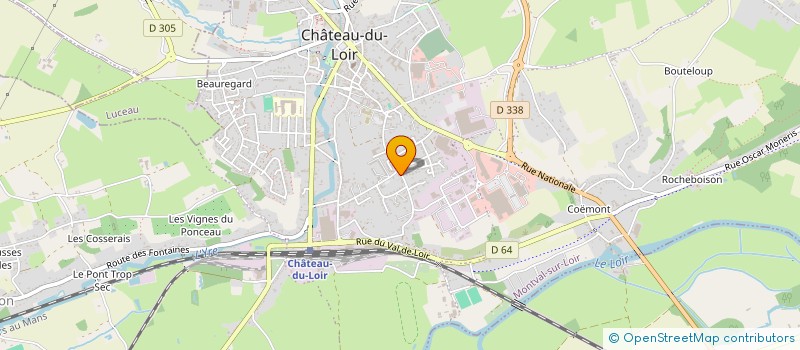 localisation de l'entreprise THEO OUVRARD PRO TRAINING  MONTVAL-SUR-LOIR