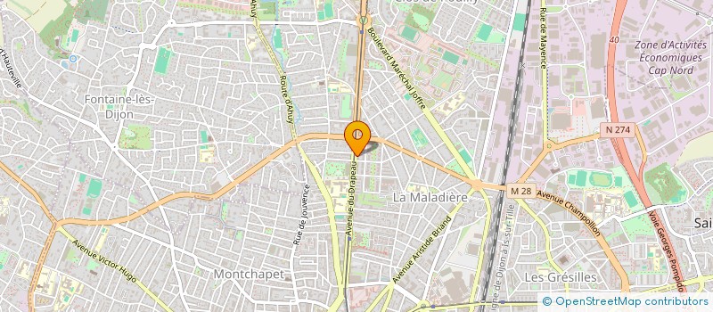 localisation de l'entreprise THEO PAUL à DIJON