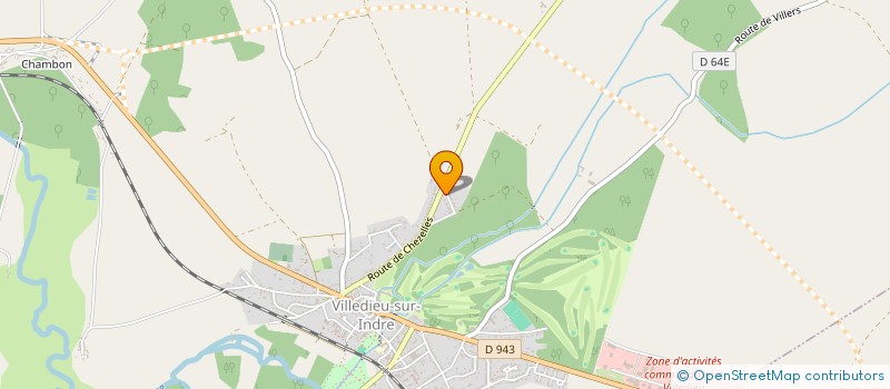 localisation de l'entreprise THEO-PIZZ à VILLEDIEU-SUR-INDRE