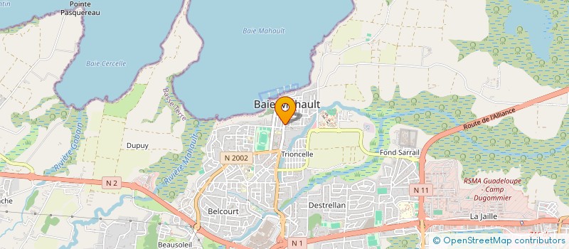 localisation de l'entreprise THEO-PRODUCTIONS  BAIE-MAHAULT