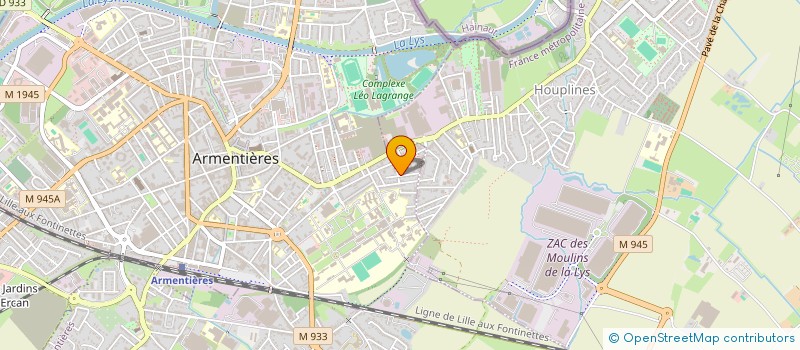 localisation de l'entreprise THEO RICHIR à ARMENTIERES