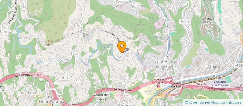 localisation de l'entreprise THEO SAMAK SAS  NICE