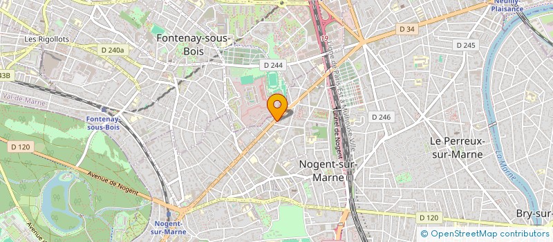 localisation de l'entreprise THEO SARL à NOGENT-SUR-MARNE