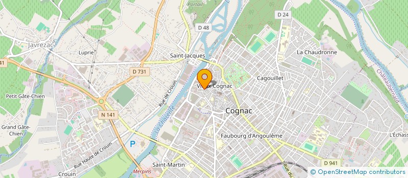 localisation de l'entreprise THEO SCHUMAN à COGNAC