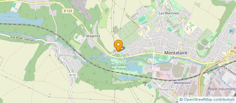 localisation de l'entreprise THEO TRYOEN BUREAUTIQUE  THIVERNY