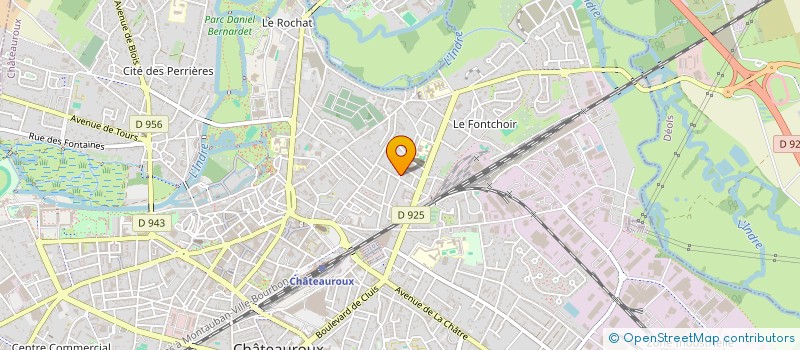 localisation de l'entreprise THEO VACHER à CHATEAUROUX