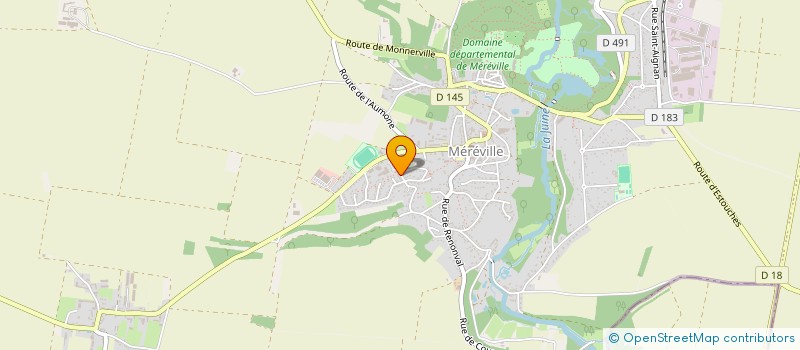 localisation de l'entreprise THEO VTC  LE MEREVILLOIS