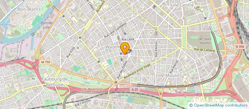 localisation de l'entreprise THEOBALD HOME SERVICE à LILLE