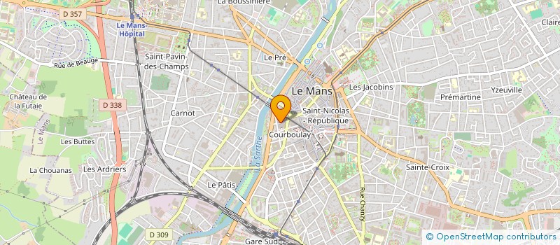 localisation de l'entreprise THEOBAN à LE MANS
