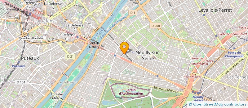 localisation de l'entreprise THEOBART à NEUILLY-SUR-SEINE