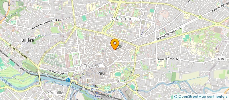 localisation de l'entreprise THEOBEN64 à PAU