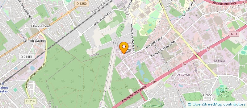 localisation de l'entreprise THEOBROMA  PESSAC