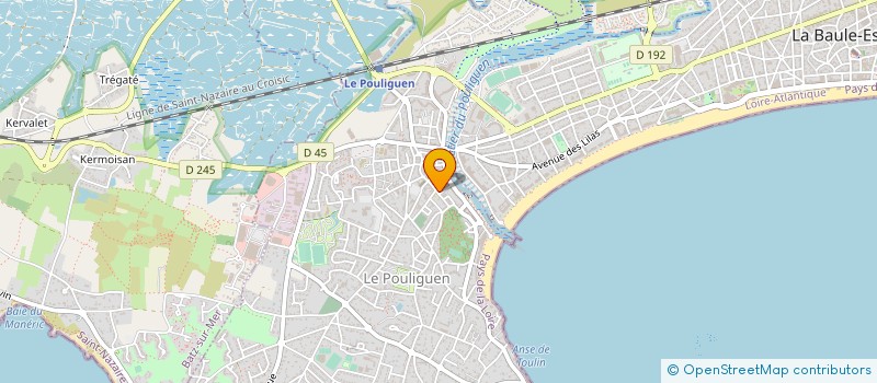 localisation de l'entreprise THEOCEAN  LE POULIGUEN